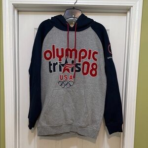 2008 Olympic Trials Sweatshirt Hoodie - Beijing Olympics - Gymnastics - size M
